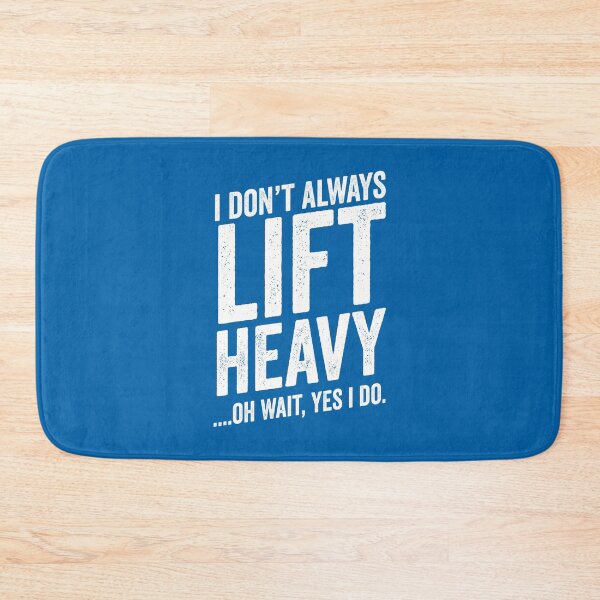 Item preview, Always Lift Heavy - Weightlifter Fitness Meme designed and sold by WolfSpiritCo.