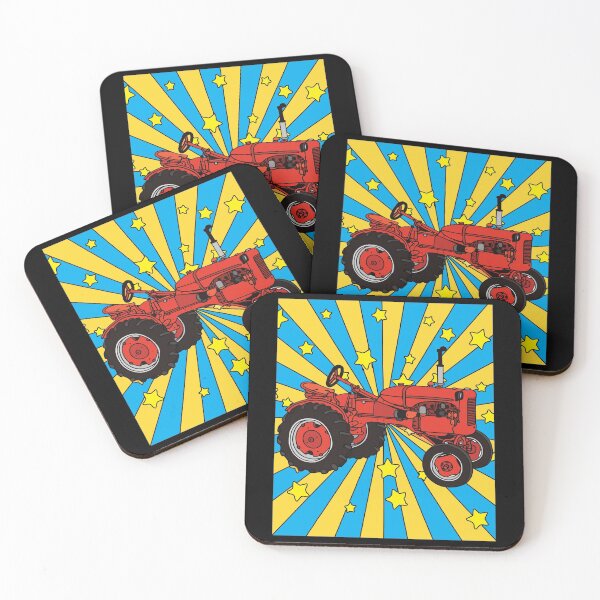Item preview, Colorful Retro Excavator Tractor designed and sold by flofin.