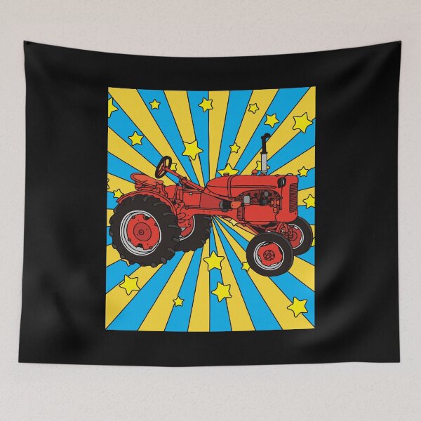 Item preview, Colorful Retro Excavator Tractor designed and sold by flofin.