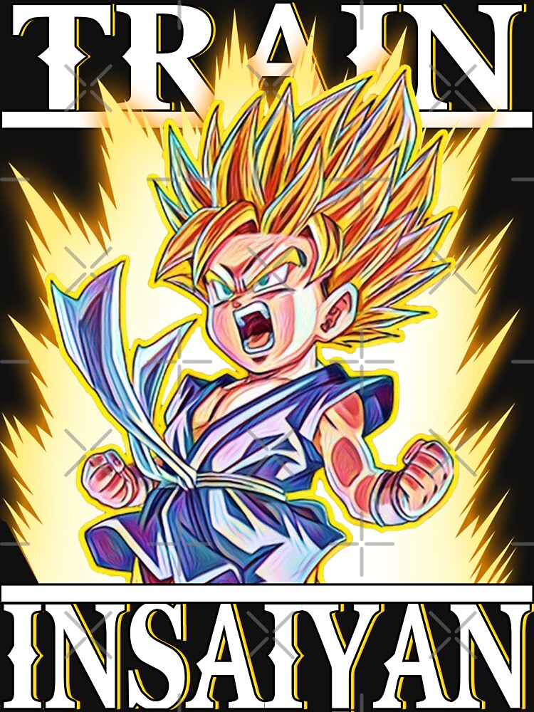 Train Insaiyan Super Saiyan 3 Goku | Sticker