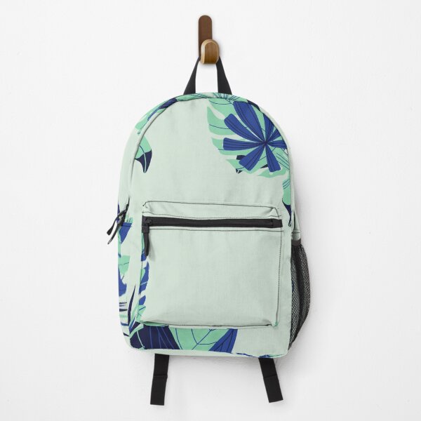 Item preview, Tropical Leaves (green / blue) designed and sold by vell arts :).