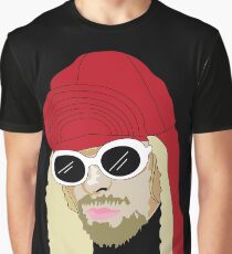 KC Vector Portrait - Black Graphic T-Shirt
