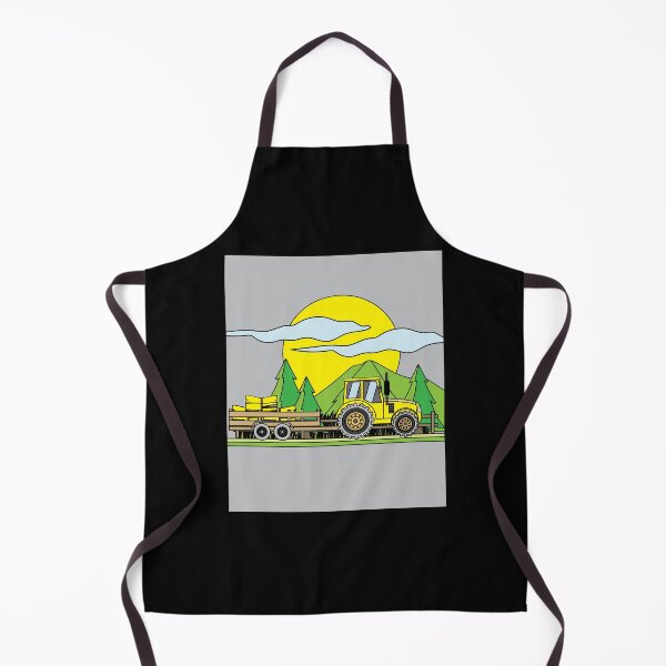 Item preview, Colorful Retro Tractor In Nature designed and sold by flofin.