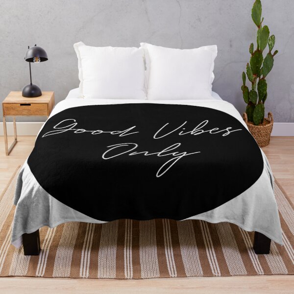 Item preview, Good Vibes Black and White Quote designed and sold by pb598.