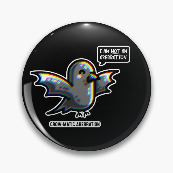 Item preview, Chromatic Aberration Cute Pun designed and sold by Flaming Imp.