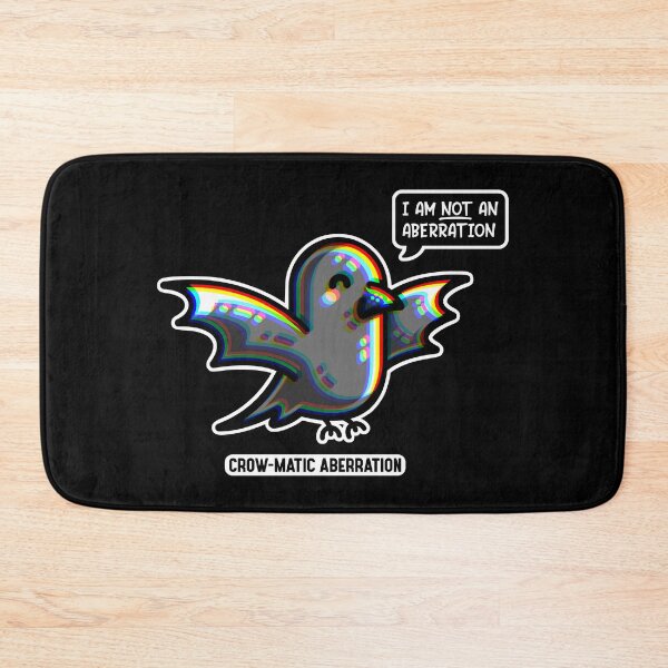Item preview, Chromatic Aberration Cute Pun designed and sold by Flaming Imp.