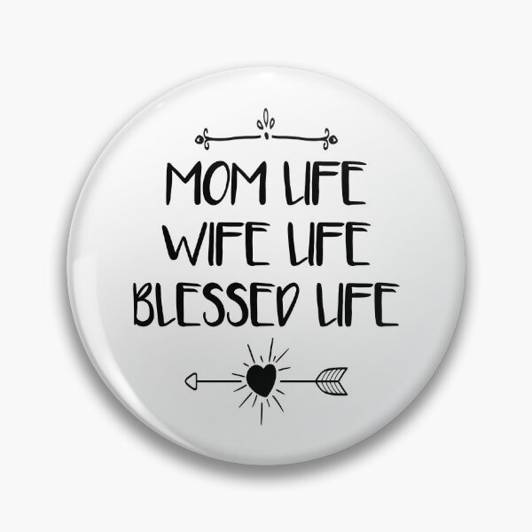 Item preview, Copy of Mom Life Wife Life Blessed Life Funny Mother Day Gift for Wife designed and sold by Shop signer.