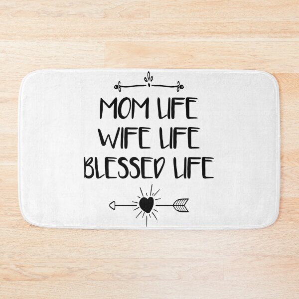 Item preview, Copy of Mom Life Wife Life Blessed Life Funny Mother Day Gift for Wife designed and sold by Shop signer.