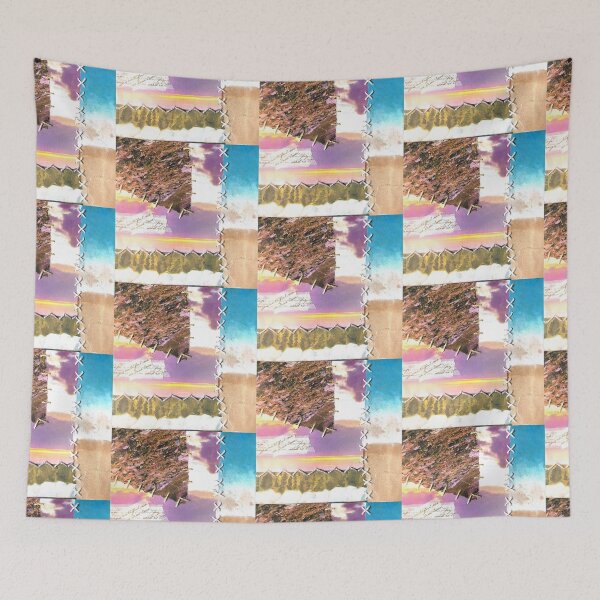 Item preview, Earth Stitched Collage designed and sold by LibbyKochWrites.