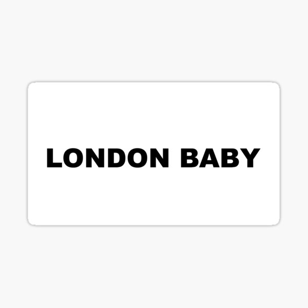 London Baby Andrei Lucas Album Merch Sticker