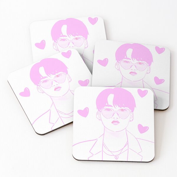 Item preview, The Boyz - New - Choi Chanhee and hearts - pink designed and sold by AnimeDesignX.