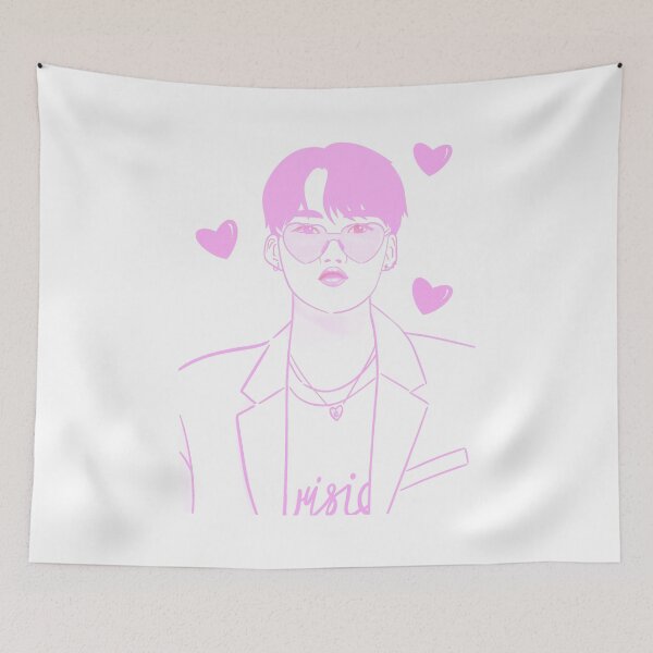 Item preview, The Boyz - New - Choi Chanhee and hearts - pink designed and sold by AnimeDesignX.