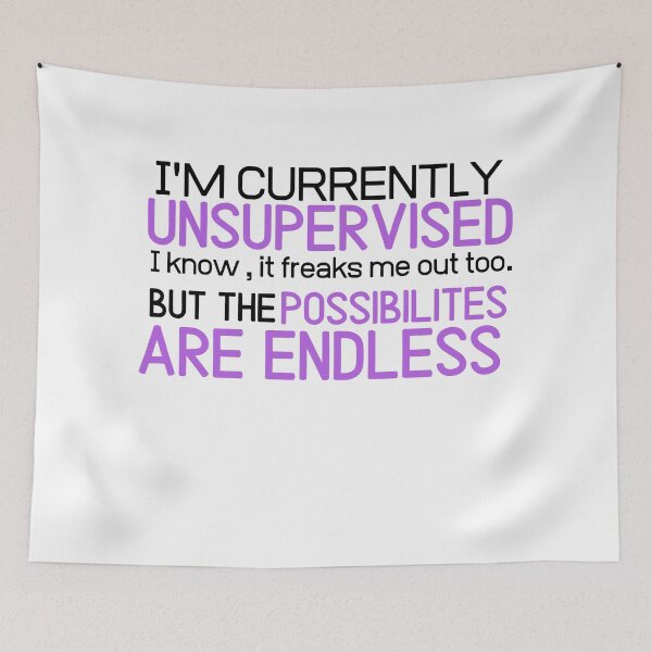 Item preview, I'm currently unsupervised humor sarcastic funny shirt designed and sold by Castore design.