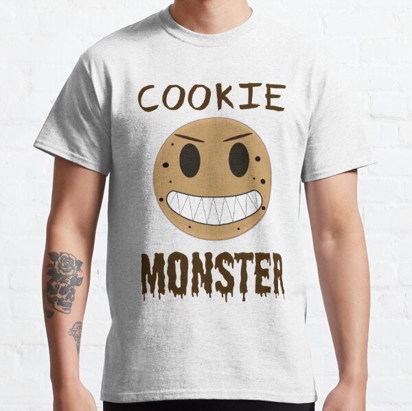 BoxLunch Sesame Street Cookie Monster Cookie Badge Womens T-Shirt