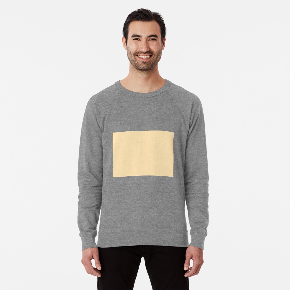 Peachy Solid Color Lightweight Sweatshirt