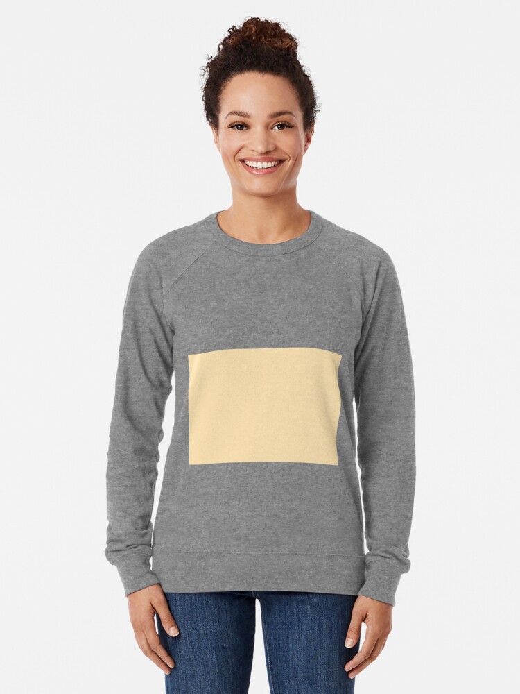 Alternate view of Peachy Solid Color Lightweight Sweatshirt