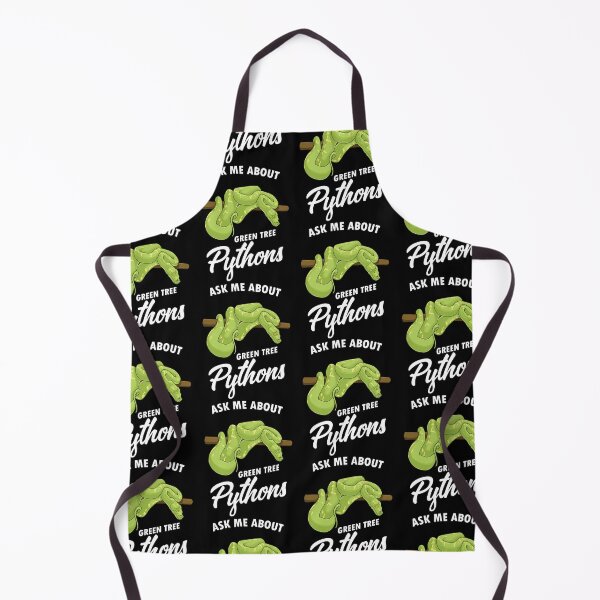 Item preview, Funny Reptile Lover Herpetologist Green Tree Python design designed and sold by jakehughes2015.