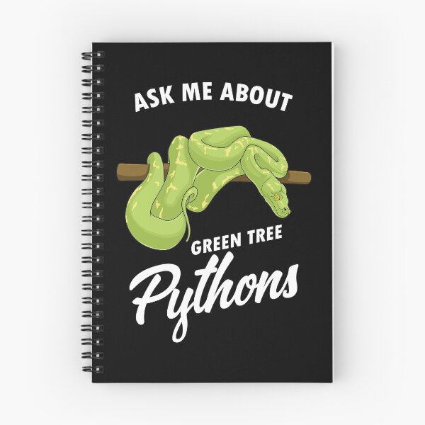 Item preview, Funny Reptile Lover Herpetologist Green Tree Python design designed and sold by jakehughes2015.