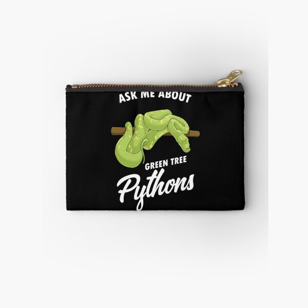Item preview, Funny Reptile Lover Herpetologist Green Tree Python design designed and sold by jakehughes2015.
