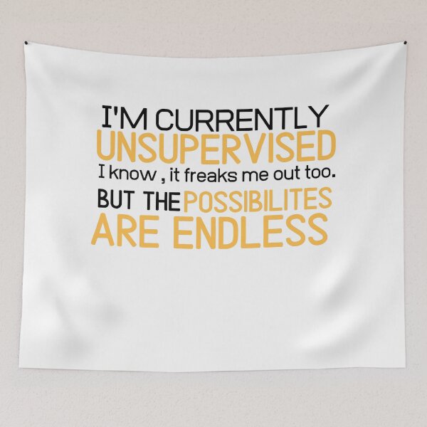 Item preview, I'm currently unsupervised humor sarcastic funny shirt designed and sold by Castore design.