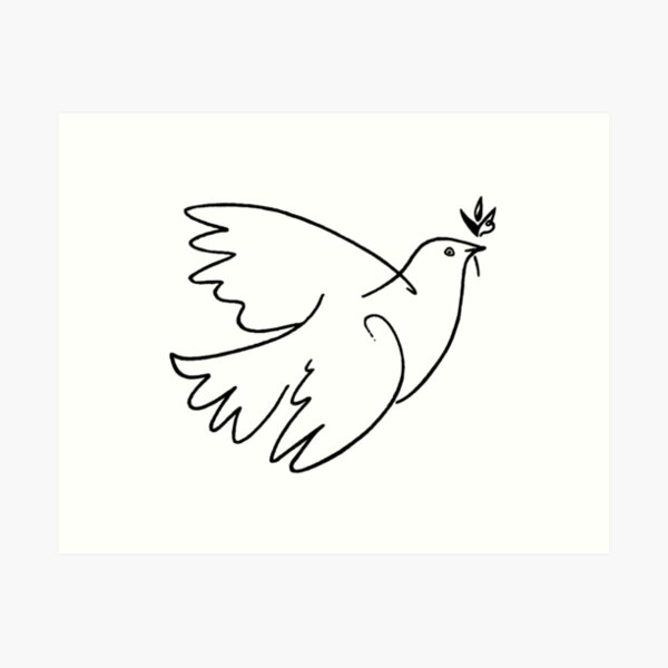 Dove of Peace by Pablo Picasso Art Print