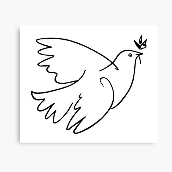 Dove of Peace by Pablo Picasso Canvas Print