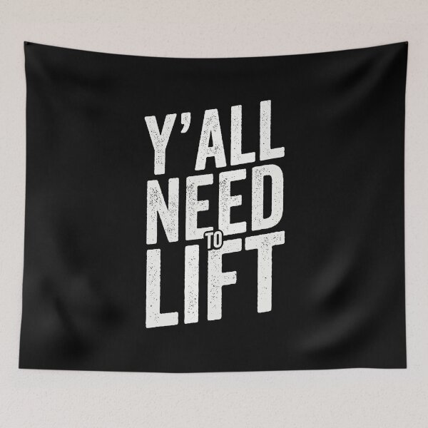 Item preview, You All Need To Lift - Powerlifter Lifting Humor designed and sold by WolfSpiritCo.