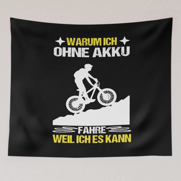 Item preview, warun ich ohne akku fahre weil ich es kann designed and sold by Wideworld.