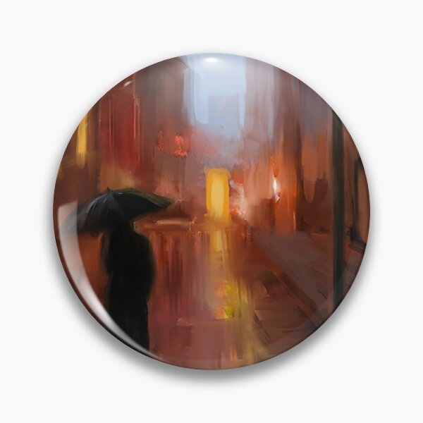 Item preview, Rainy Day Cityscape Artwork designed and sold by EmilLozev.