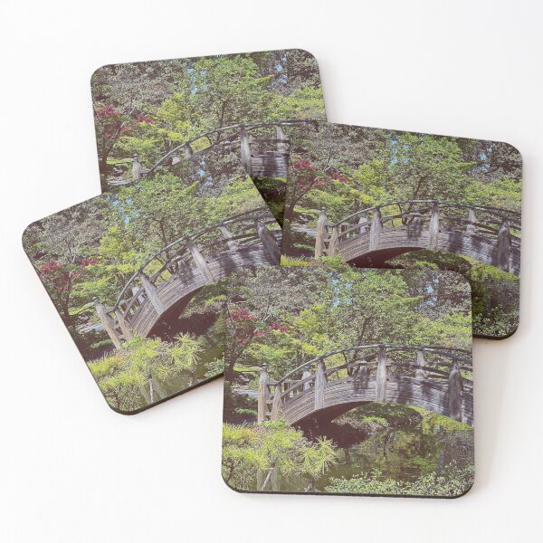 Item preview, Wooden Bridge Over Pond Surrounded by Greenery designed and sold by Superior-Prints.