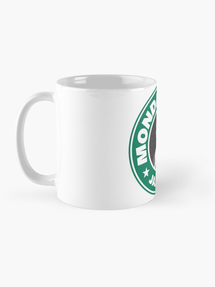 Imagen 3 de 6, Taza de café con la obra Monday mood: JAJAN´T, diseñada y vendida por Nutricienta.