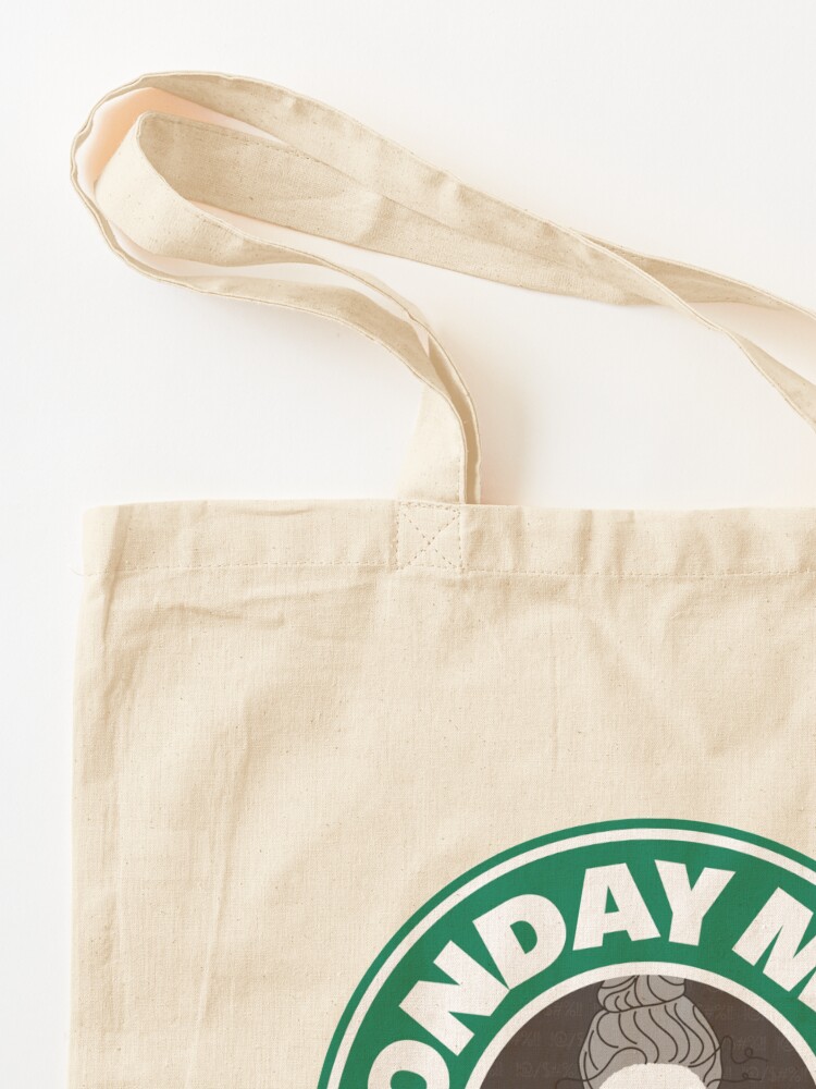 Vista alternativa de Bolsa de tela Monday mood: JAJAN´T