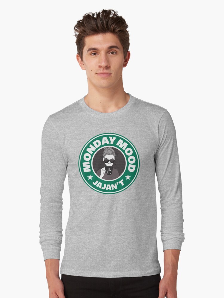 Imagen 1 de 5, Camiseta de manga larga con la obra Monday mood: JAJAN´T, diseñada y vendida por Nutricienta.