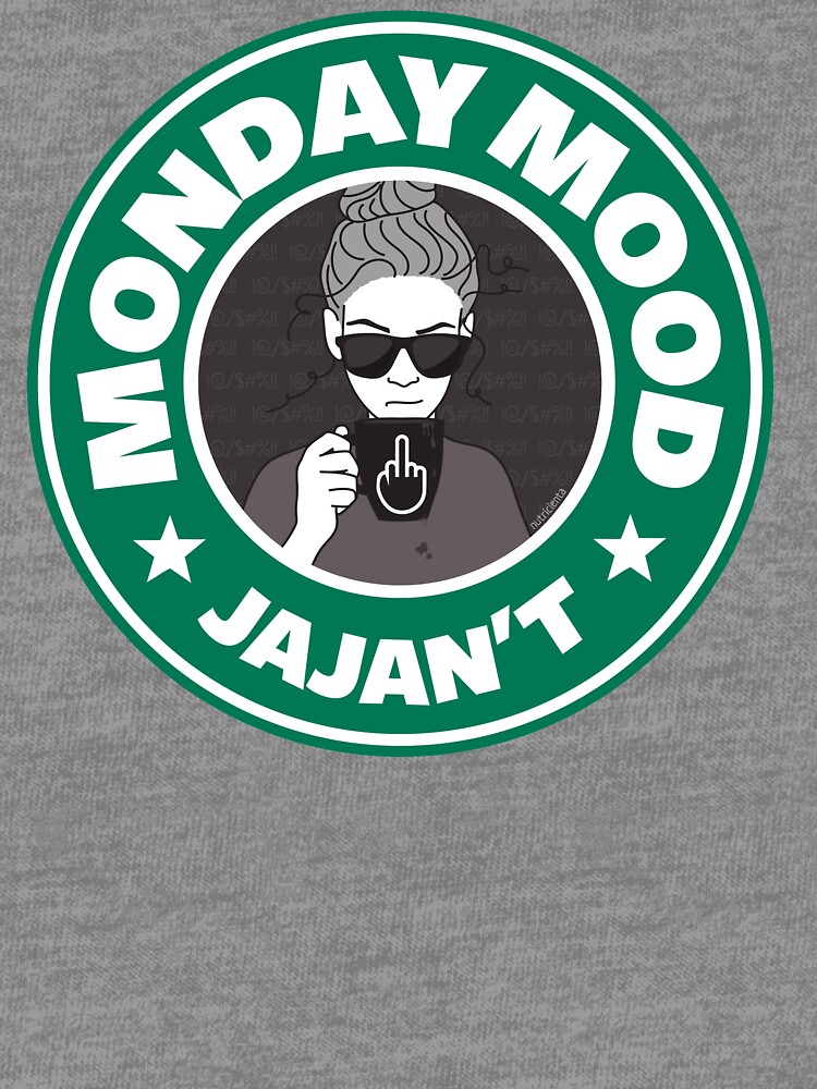 Imagen 6 de 6, Camiseta de tejido mixto con la obra Monday mood: JAJAN´T, diseñada y vendida por Nutricienta.