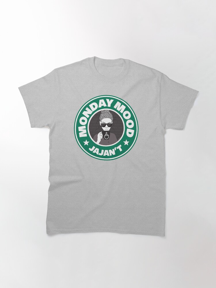 Imagen 3 de 7, Camiseta clásica con la obra Monday mood: JAJAN´T, diseñada y vendida por Nutricienta.