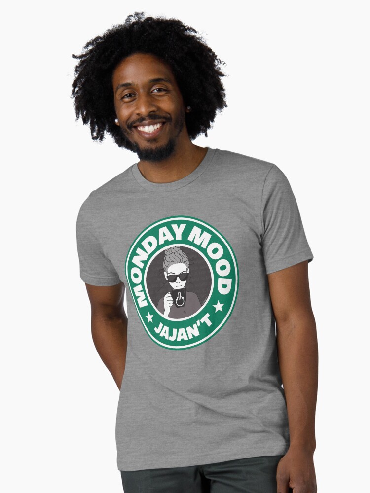 Imagen 1 de 7, Camiseta de tejido mixto con la obra Monday mood: JAJAN´T, diseñada y vendida por Nutricienta.