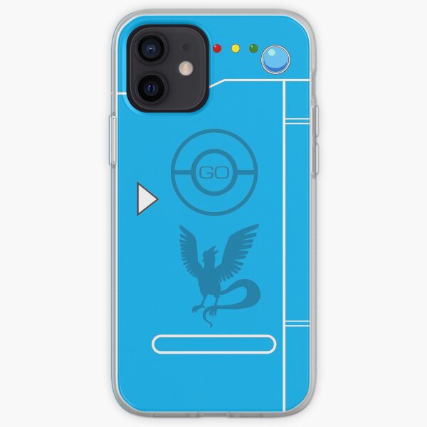 PokemonGO Team Mystic Themed Pokedex Case iPhone Soft Case