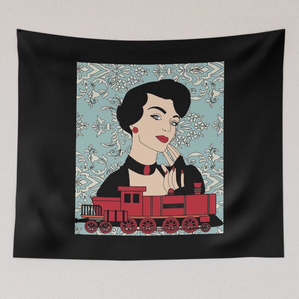 Item preview, Retro Vintage Railroad designed and sold by flofin.