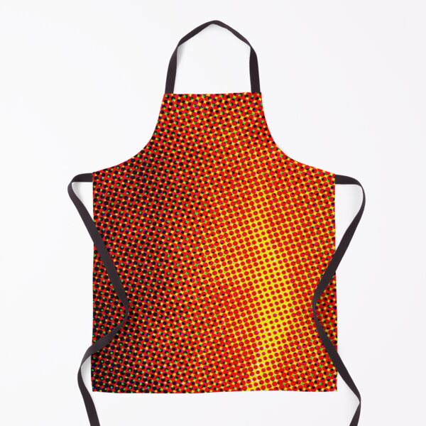 Item preview, Fire flame in darkness retro pop art, halftone texture designed and sold by TheWalnut.