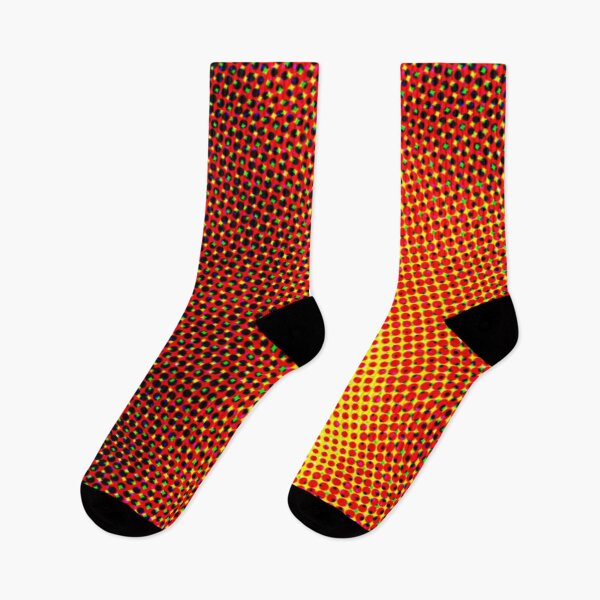 Item preview, Fire flame in darkness retro pop art, halftone texture designed and sold by TheWalnut.