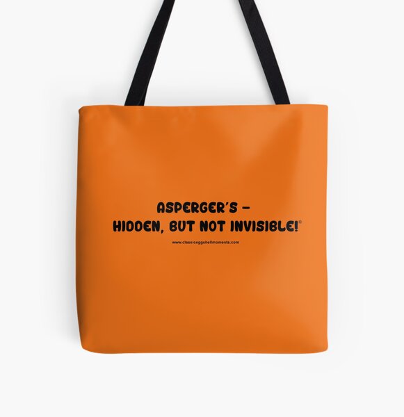 Hidden, But Not Invisible! All Over Print Tote Bag