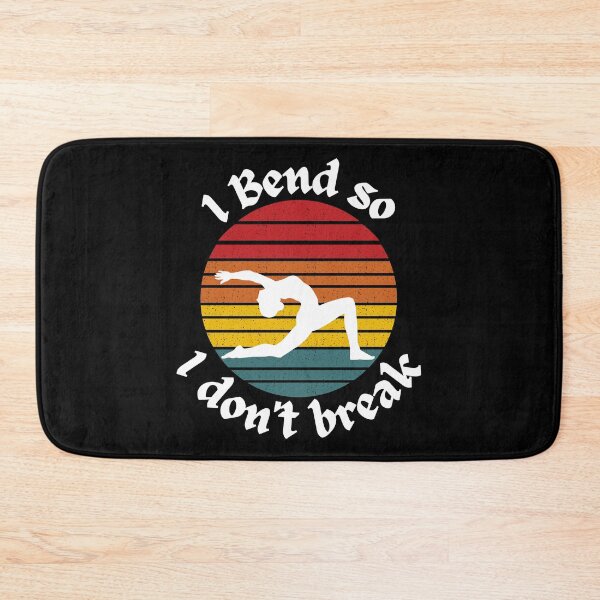 Item preview, I bend so i don't break - yoga pose silhouette designed and sold by poojapatel5.