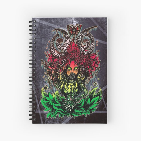 Flower girl, absurd art Spiral Notebook