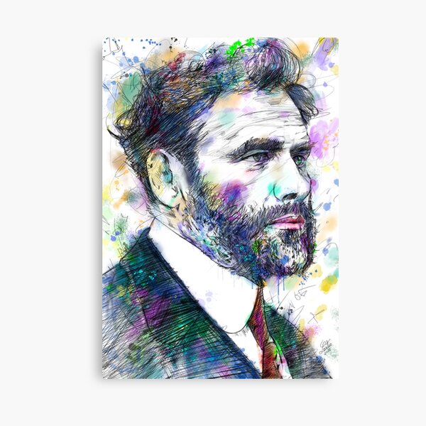 Aperçu de l'œuvre Portrait aquarelle GUSTAV KLIMT créée et vendue par lautir.