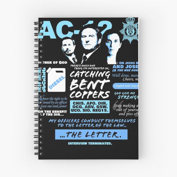 Item preview, Line of Duty Bent Coppers designed and sold by Nerd Shizzle.