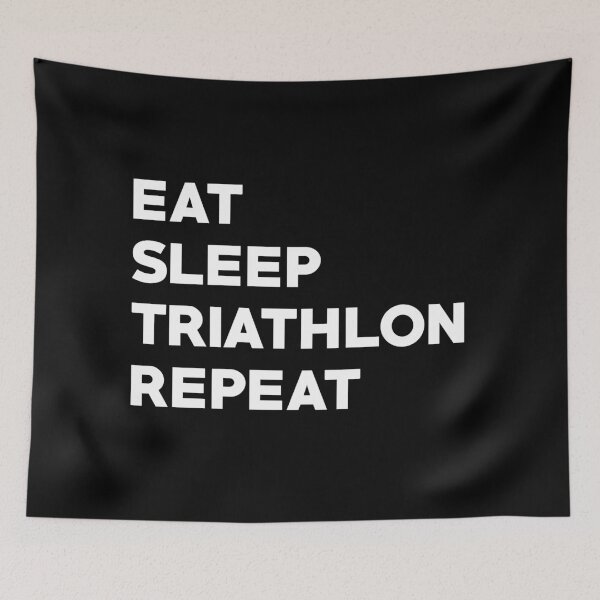 Item preview, Triathlon, eat, sleep, run, bike, swim designed and sold by Pau Baz.
