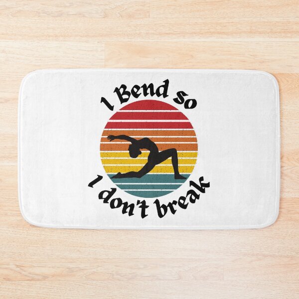 Item preview, I bend so i don't break - yoga pose silhouette designed and sold by poojapatel5.