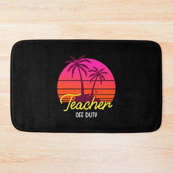 Item preview, Retro Beach Sunset Teacher Off Duty designed and sold by TamGustam.