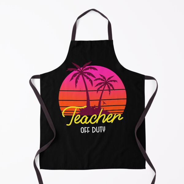 Item preview, Retro Beach Sunset Teacher Off Duty designed and sold by TamGustam.