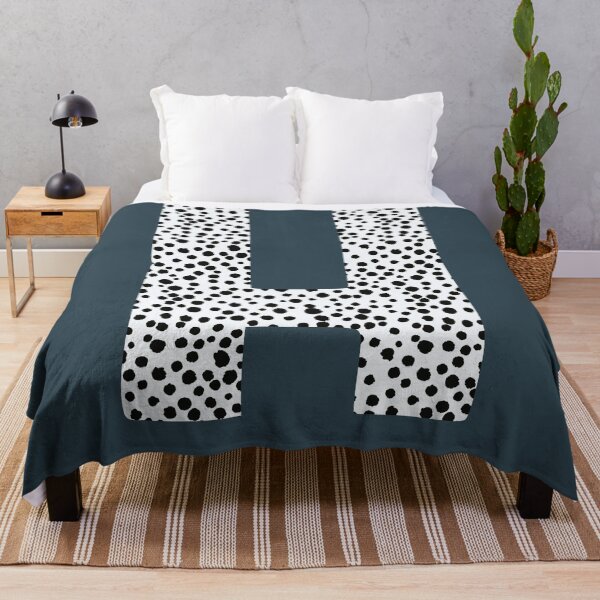 Item preview, Letter H in Dalmatian spots pattern designed and sold by SJAPhoto.